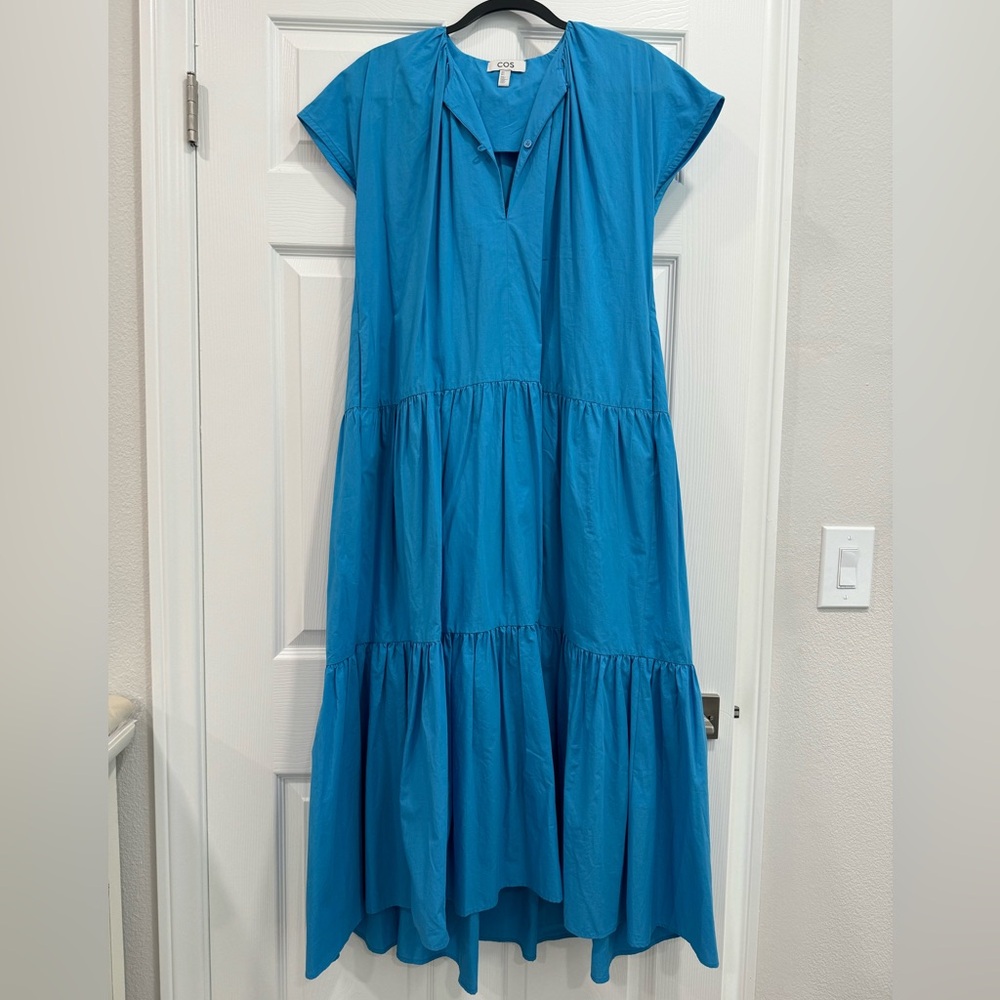 COS tiered a-line maxi dress NWOT - Picture 4 of 6